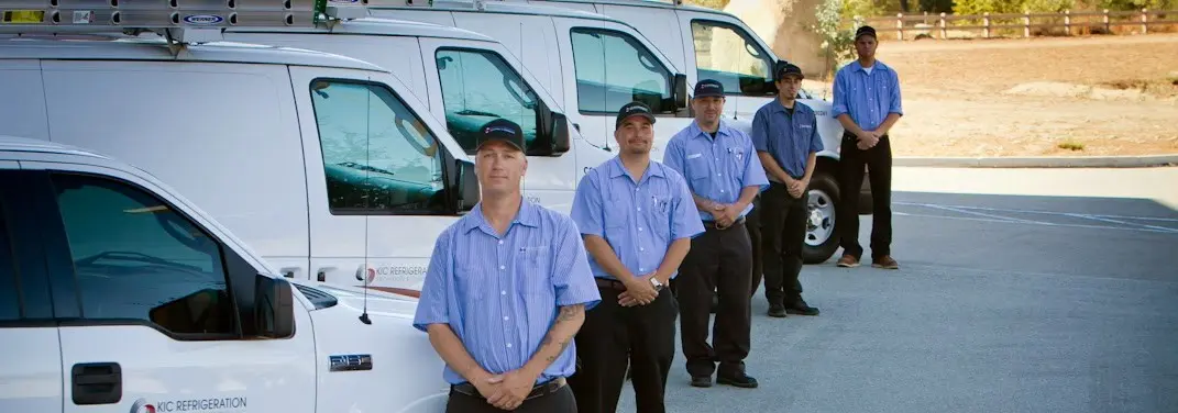 KIC Refrigeration crew ready for Mini Split Repair jobs across Kendall West